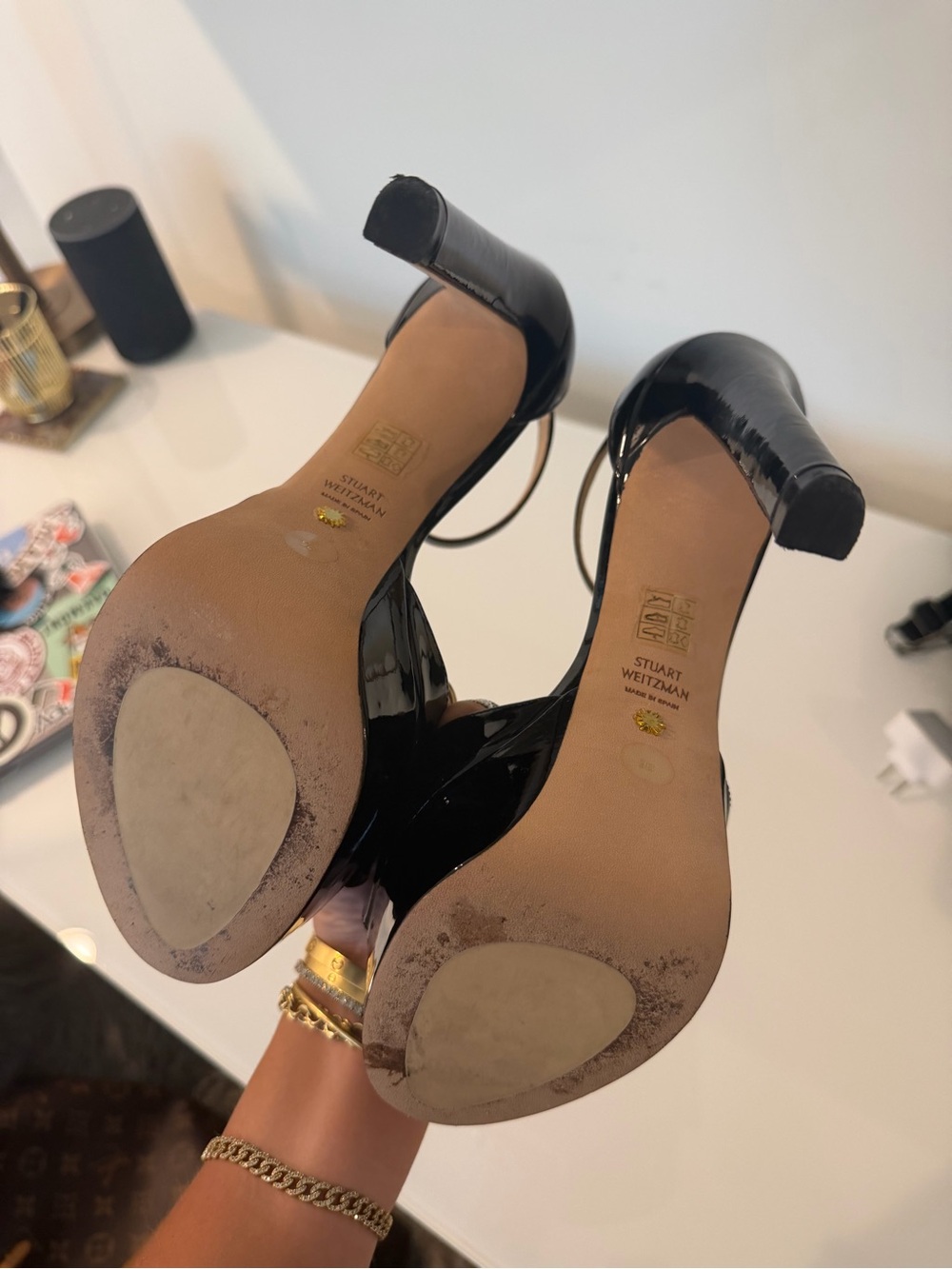 Stuart Weitzman Disco Platform Sandal - Picture 8 of 13